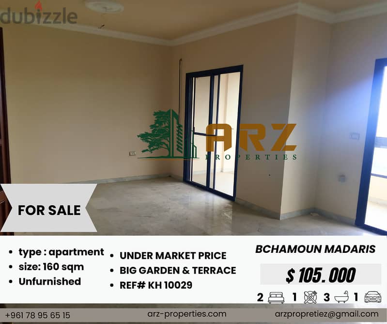 apartment for sale in Bchamoun madaris   RefKH10029 0