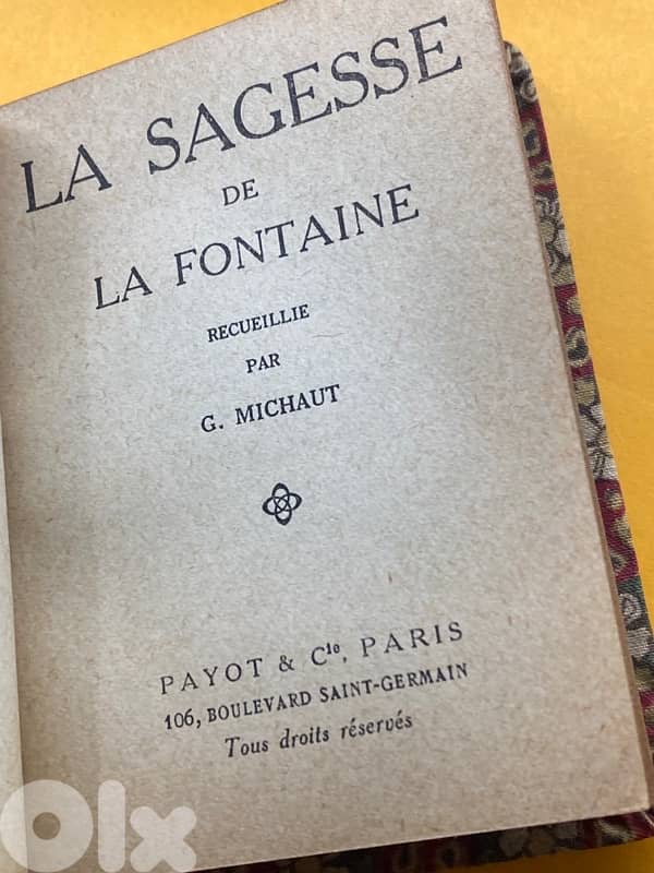 vintage book French language 3