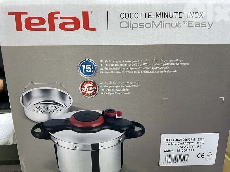 Tefal Tefal COCOTTE-MINUTE INOX ClipsoMinutEasy 1