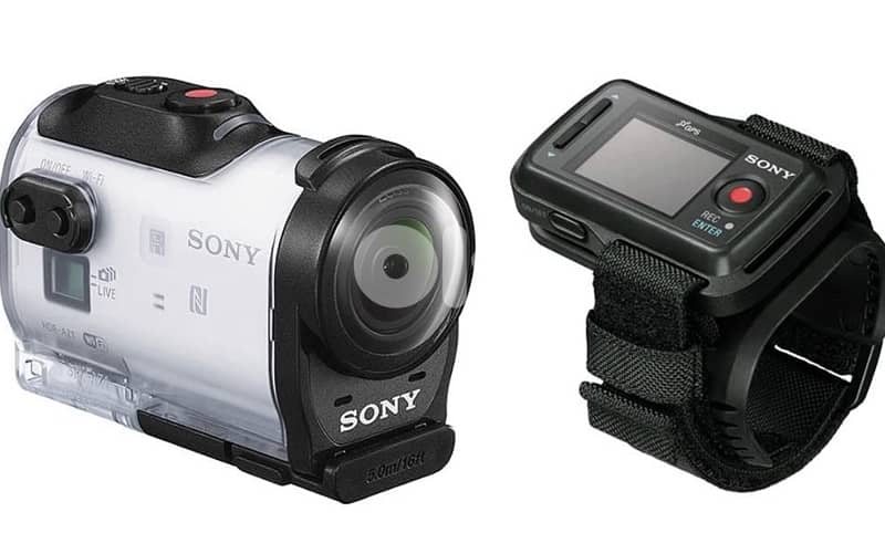 Camera Sony HDR AZ1 + waterproof housing 1