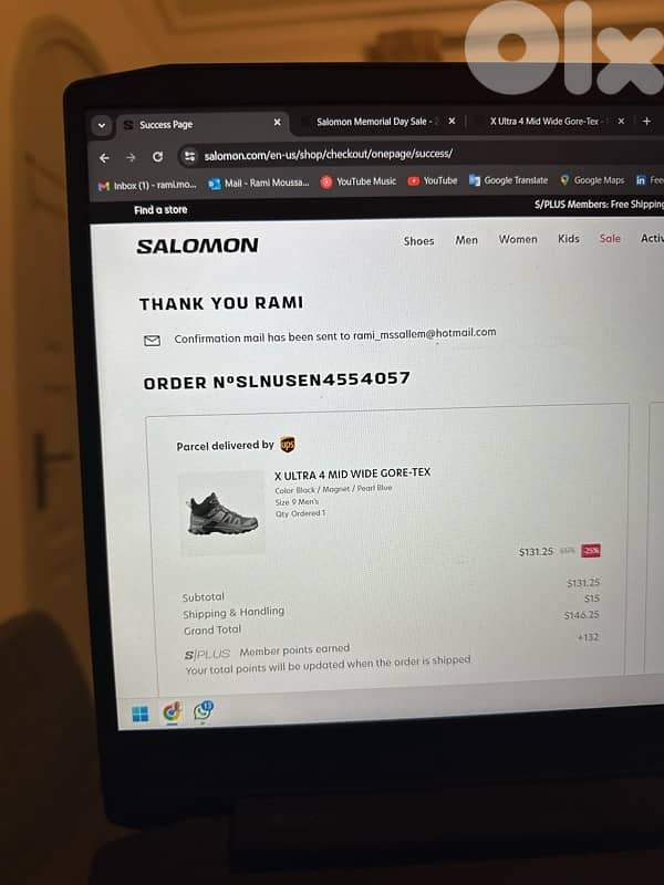 Hiking/Outdoor Shoes (Salomon X Ultra 4 Mid Gore-Tex) 3