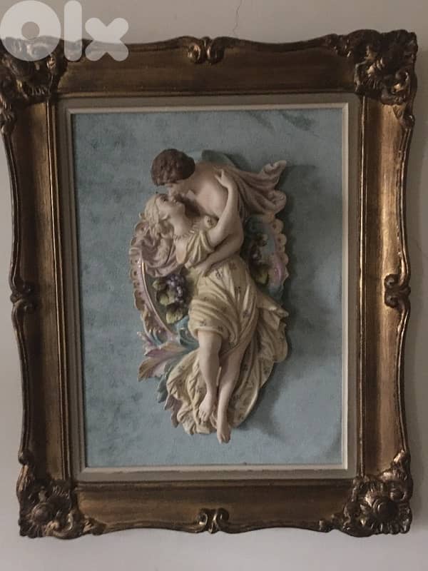Pair of French porcelain de Paris plaques 0