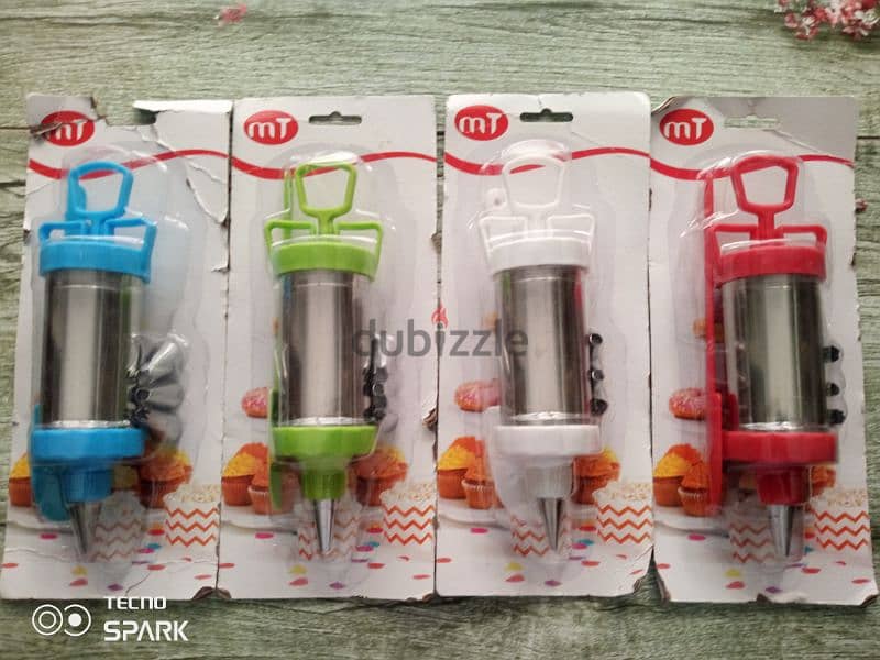 stainless cream dispenser set 3