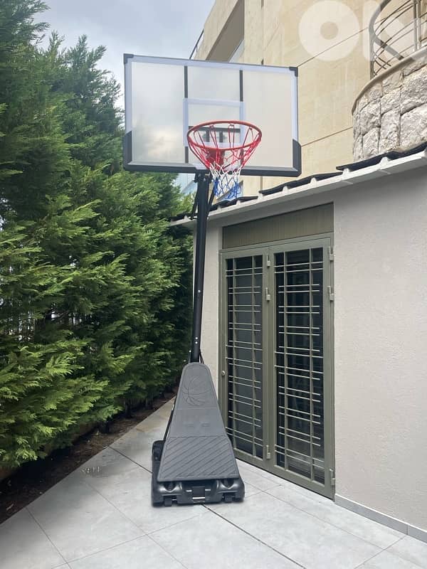 Basketball Hoop adjustable 2.45m - 3.05m board 140cmx80cm 2
