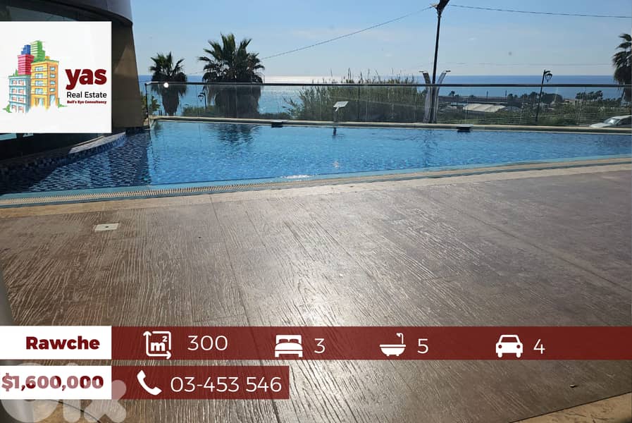 Rawche 300m2 |Ultra Prime Location | Breathtaking Sea View | PA | 0