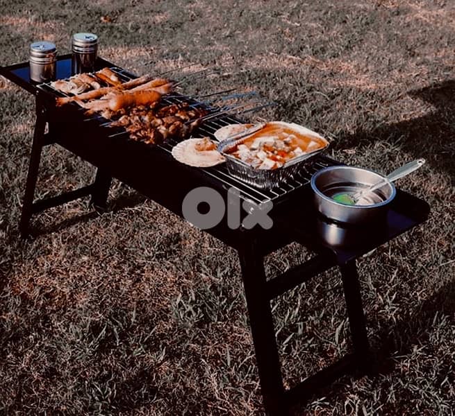 Portable mini Charcoal Grill 1