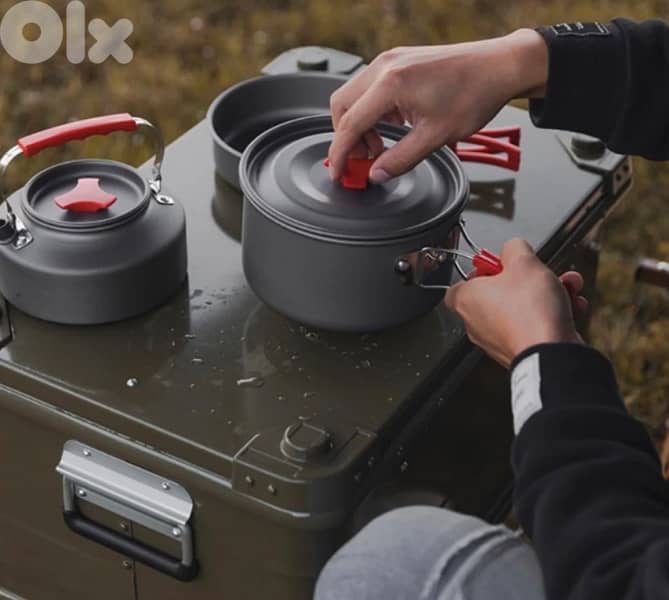Outdoor cookware set for camping or garden 0