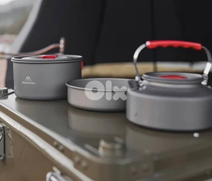 Outdoor cookware set for camping or garden 1