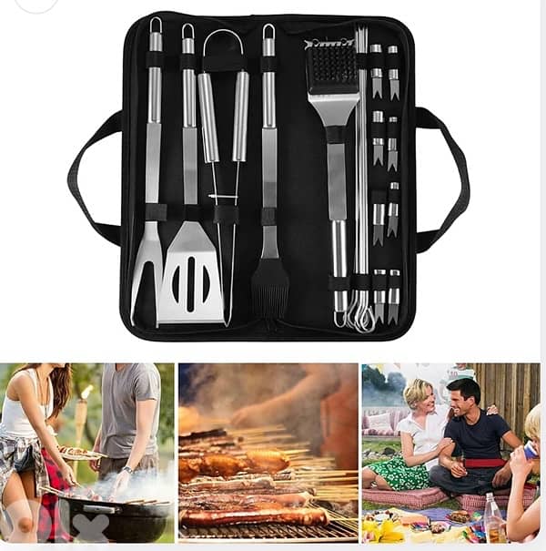 High quality Stainless Steel BBQ Tool Set 0