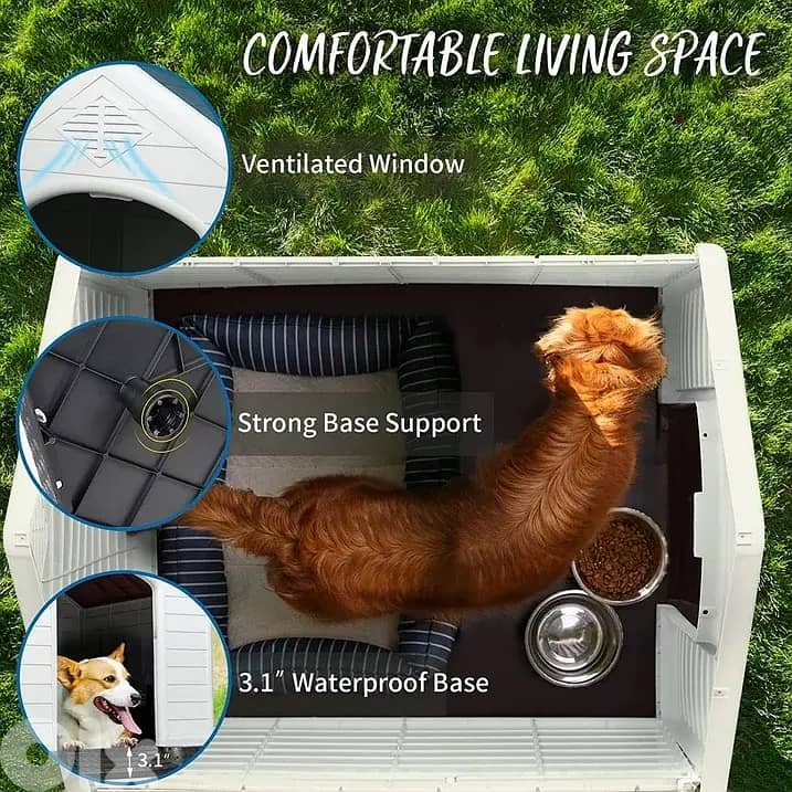 Dog Premium Outdoor House 3