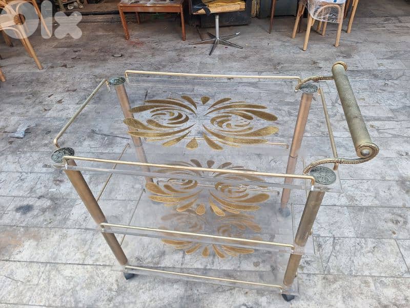 trolley bar Plexy vintage Italy original 2