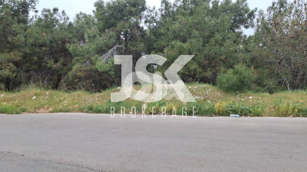 L17671-Spacious Land With Seaview For Sale in Bsalim 0
