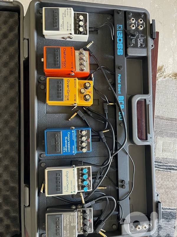 Boss pedals almost new 1