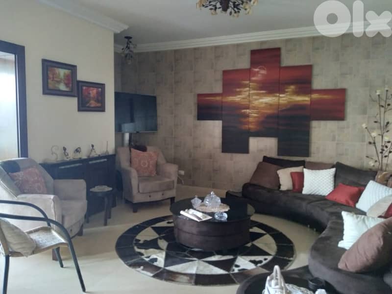 FURNISHED APARTMENT FOR RENT IN HORSH TABET PRIME, حرش تابت (HOR-122) 0