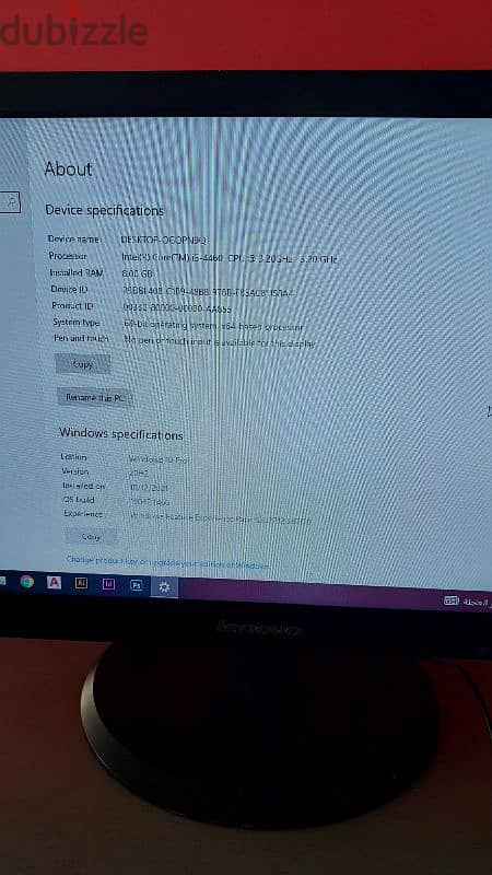 Computer desktop lenovo 2
