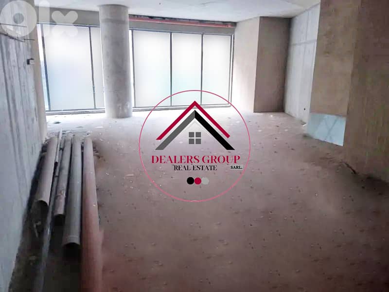 Core and Shell Showroom for sale in Achrafieh 0