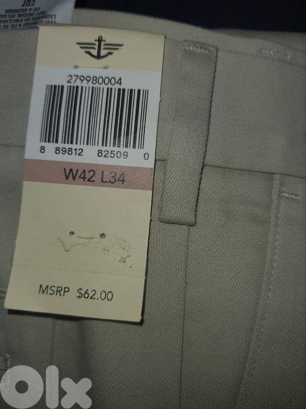 DOCKERS PANT BEIGE  SIZE W42 L34 1