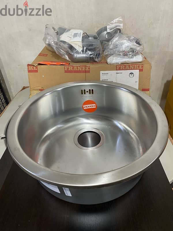 professional Staineless sink made in Switzerland 0