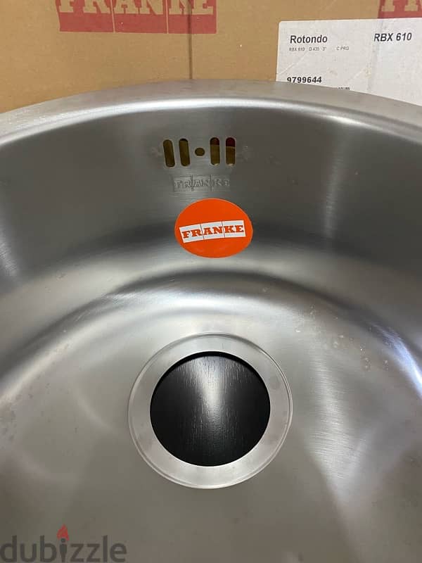 professional Staineless sink made in Switzerland 1