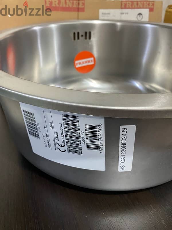 professional Staineless sink made in Switzerland 9