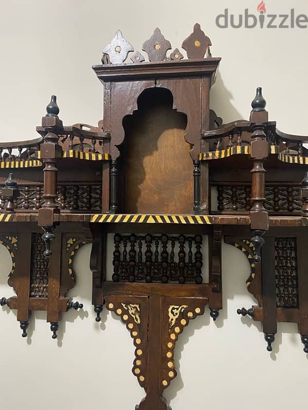 pair of Damascus early century wall shelves 1