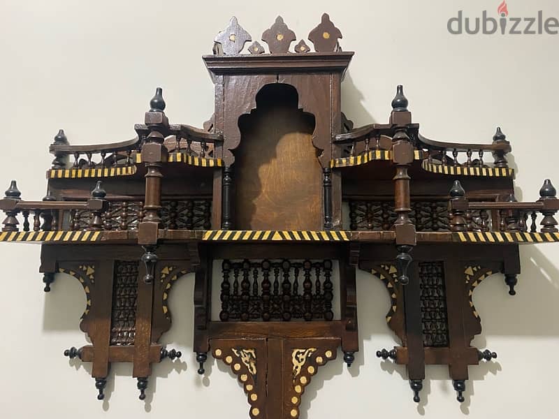 pair of Damascus early century wall shelves 2