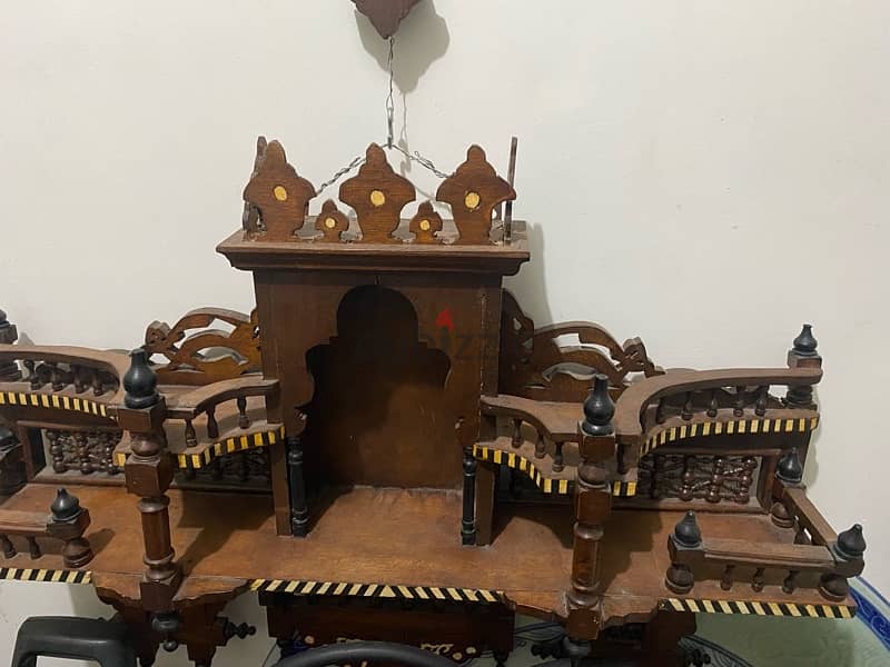 pair of Damascus early century wall shelves 4