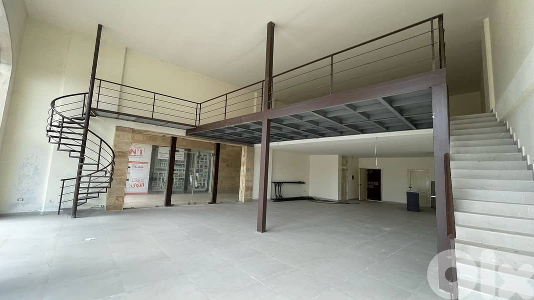 RWB144SN - Shop for rent in Kfarhazir Koura 0