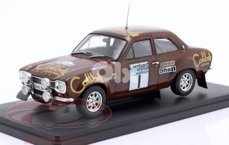 Ford Escort RS1600 ( Rally 1974) diecast car model 1;24 1