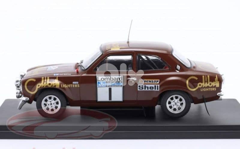 Ford Escort RS1600 ( Rally 1974) diecast car model 1;24 2