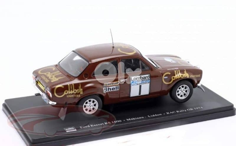 Ford Escort RS1600 ( Rally 1974) diecast car model 1;24 4