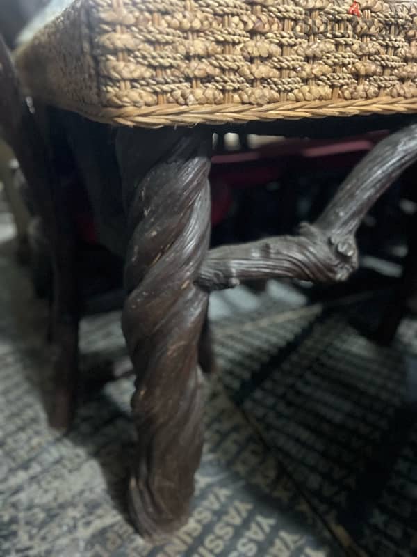 dining table 10 chairs solid wood 9
