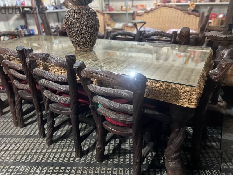 dining table 10 chairs solid wood 15