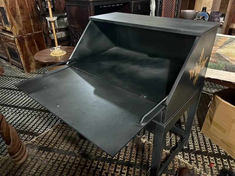 vintage secretaire solid wood 4