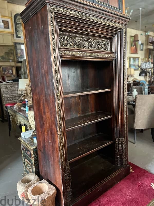 solid wood antique heavy solid wood teak shelf 2