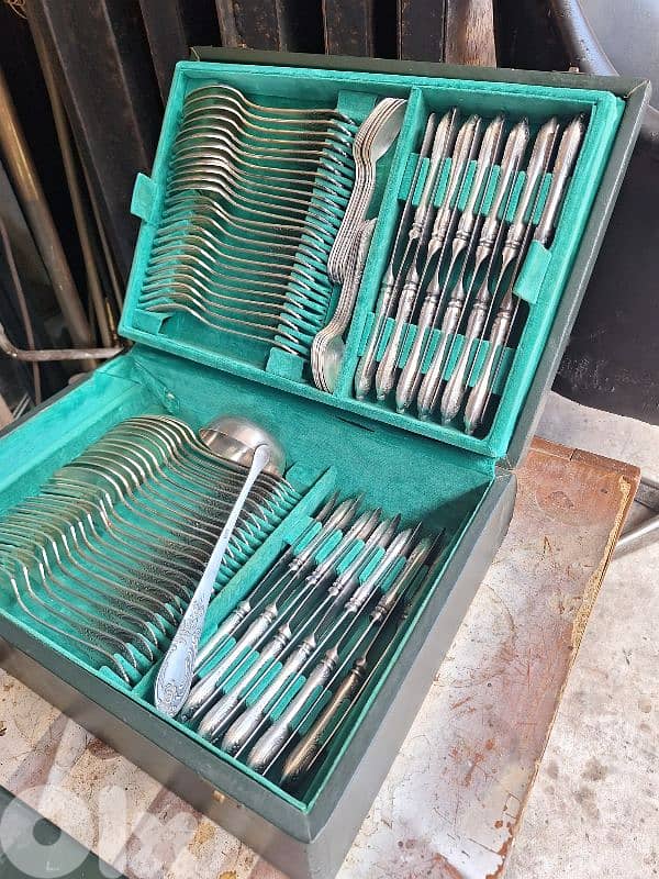 cutlery set 85 psc silver russian original 0