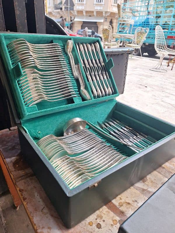 cutlery set 85 psc silver russian original 3