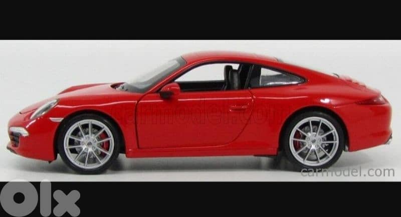 Porsche 911 (991) Carrera S 2013 diecast car model 1:24 1