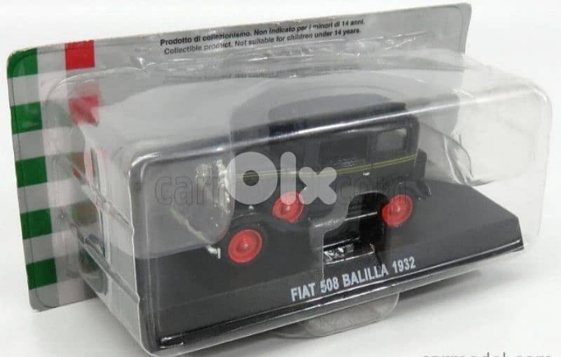 Fiat 508 1932 diecast car model 1;43. 3