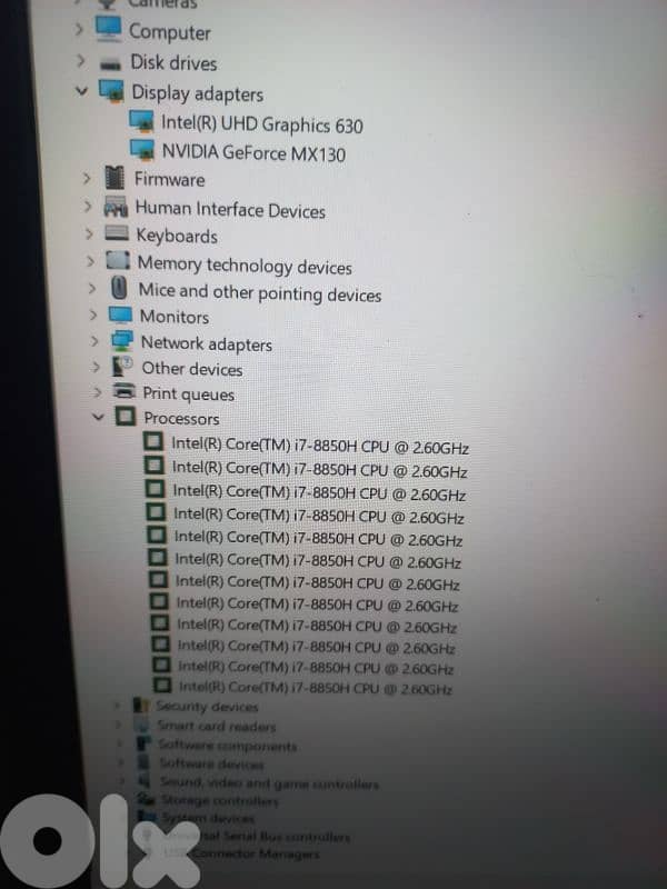 gaming i7»RAM 32» VGA INVDIA» core i7 8850H//6 core. . 12 threads 2