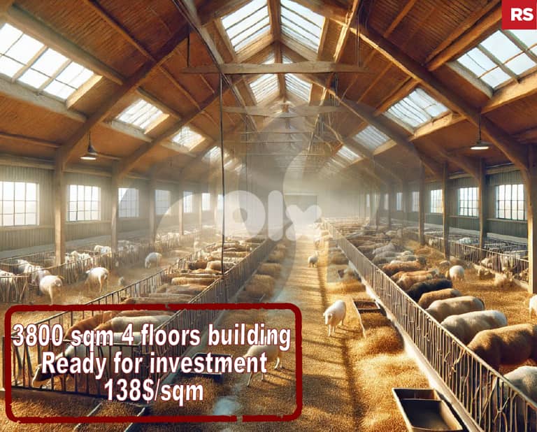 Exceptional 4-Story Livestock Farm -Jbeil $138/sqm 0