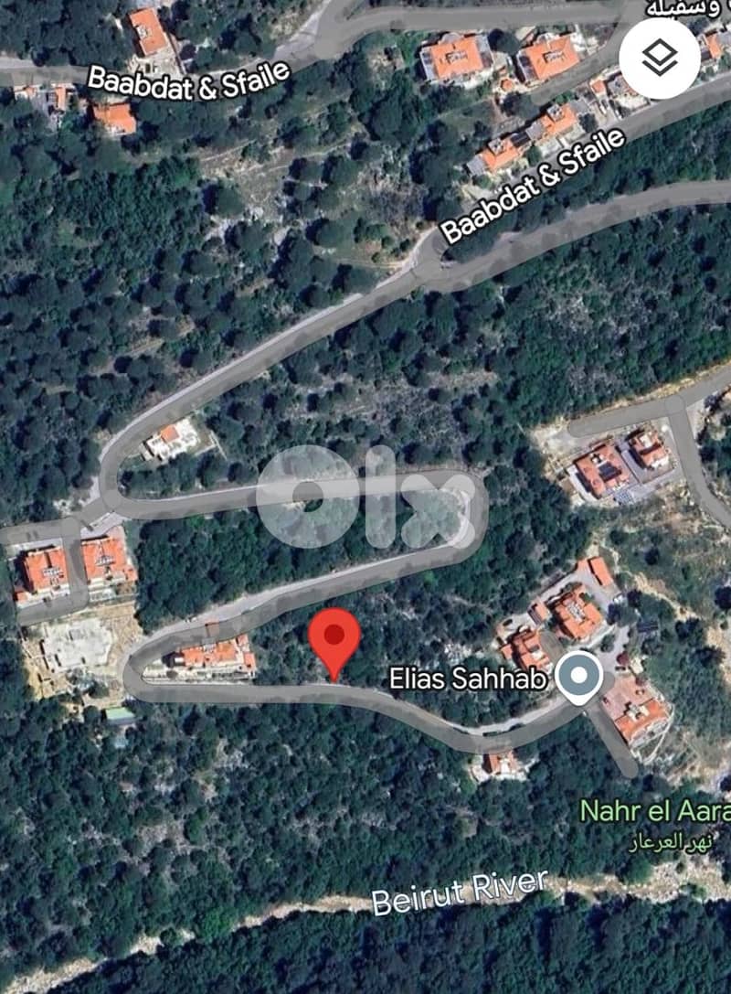 Land for ale in Baabdat Sfeila | Mountain view | 1620 Sqm 0