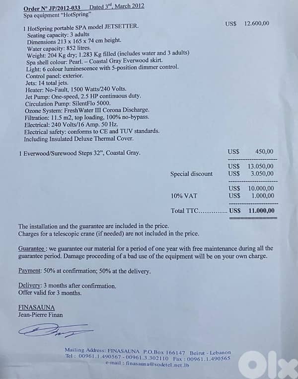 HotSpring Outdoor Portable SPA & Jacuzzi Model JETSETTER. 5