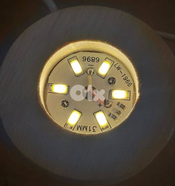 Luminous Crystal Ball Led night Saturn , NEW 0