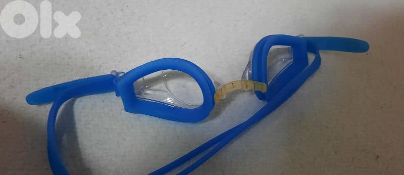 Swimming Goggles. Blue. Customized that can fit any prescription. 4