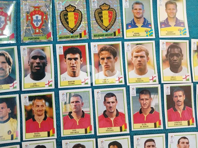 30 Panini Original Stickers Euro 2000 2