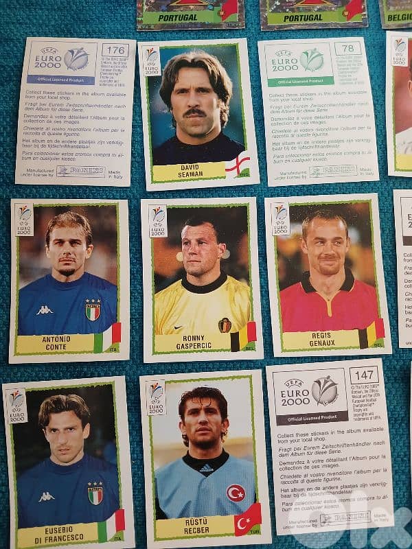 30 Panini Original Stickers Euro 2000 4