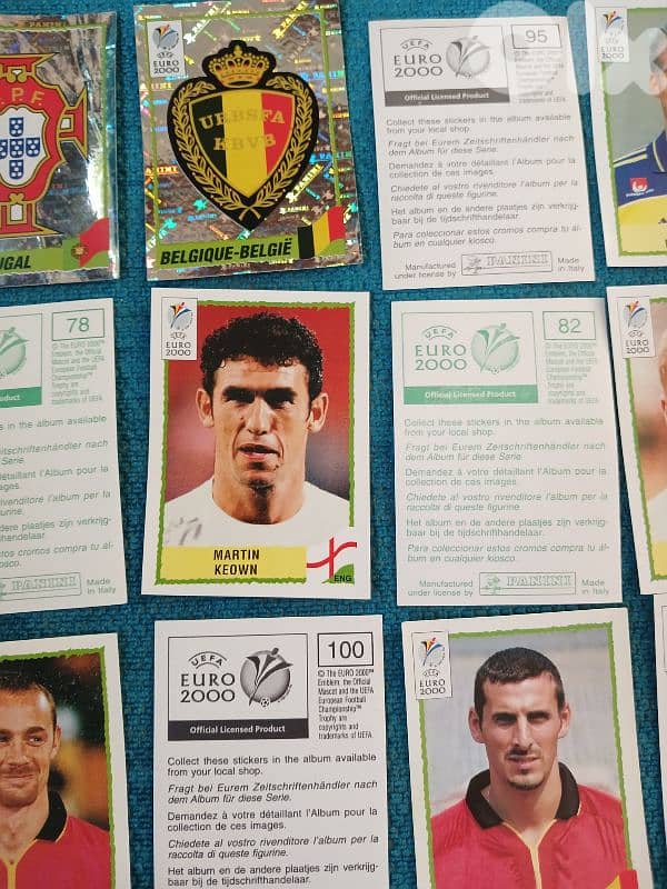 30 Panini Original Stickers Euro 2000 5