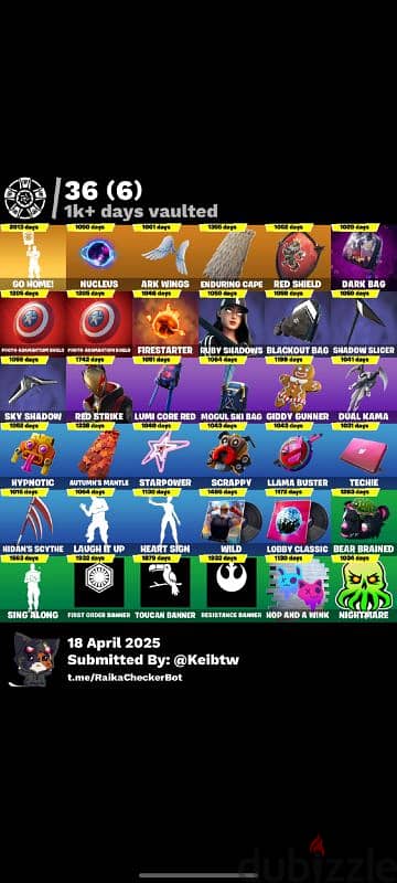 Fortnite/Rocket league Account 1