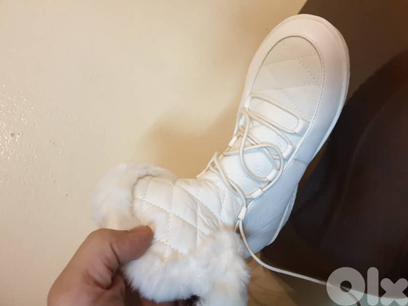 Women Boots Solid Slip-On Soft 6